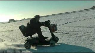 70MPH Mobility Scooter in the SNOW [upl. by Jessi]