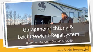 Immer wieder auch im nächsten Camper Leichtes Garagenregal im Wohnmobil einfach und schnell [upl. by Yrdua]