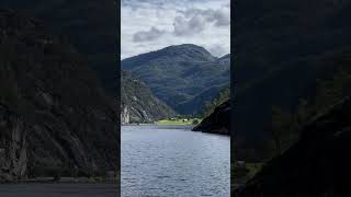 Cruise in the Fjords of Norway fjordnorway norwegianlandscape shorts [upl. by Gayler816]