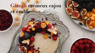 Gâteau sans gluten aux cajous et érable  Recette de K pour Katrine [upl. by Okkin]