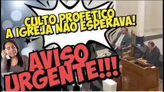 VAI ACONTECER FOI PREGADO NESTE CULTO AVISO AO BRASIL E A NOSSA QUERIDA IRMANDADEFORTISIMO [upl. by Wiencke]