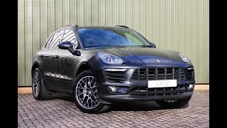 201717 Porsche Macan 30 TD V6 S PDK 4WD  £10000 of options inc panoramic roof amp BOSE sound [upl. by Nodnerb]