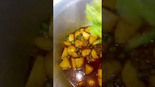 Aloo matar ki sabji food youtubeshorts indianfood trending [upl. by Anid921]