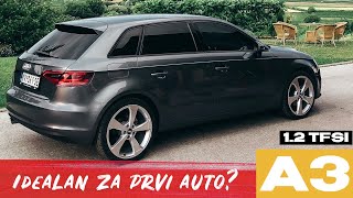 AUDI A3 12 TFSI  IDEALAN AUTO ZA POČETNIKE [upl. by Nodmac]