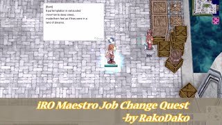 Ragnarok Online  Maestro Job Change Quest iRO Chaos [upl. by Anaile687]