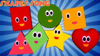 The Shapes Song for Toddlers Triangle Rectangle Song We are Shapes Learn Shapes Name CL Kids [upl. by Avehstab]