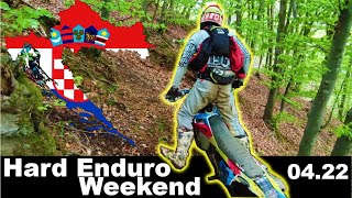 Hard Enduro Weekend Croatia 0422  Highlights  Hillclimbs  Fails [upl. by Sirkin]