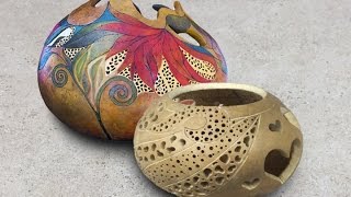 Create Beautiful Carved Gourds with the FiliPoint Burr [upl. by Durgy794]