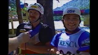 1996 US Olympic CanoeKayak Trials at the Ocoee featuring Davey Hearn and his arrest [upl. by Camella]