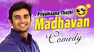 Priyamana Thozhi  Tamil Movie Comedy  R Madhavan  Jyothika  Sridevi  Ramesh Khanna [upl. by Airdnekal]