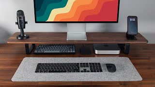 Oakywood Desk Shelf Review Dual Monitor Stand [upl. by Lempres]