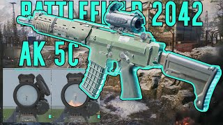 AK 5C Breakdown  Battlefield 2042 [upl. by Ecneralc]