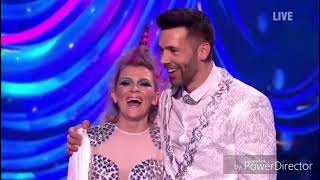 Jane Danson and Sylvain Longchambon skating in Dancing on Ice Fairytales Week 3219 [upl. by Goeselt380]