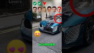 Messi Vs Ramos Vs Lehmann Vs Lewndowski Vs David Vs Ronaldo Epic Driving SuperCars football sports [upl. by Franciska258]