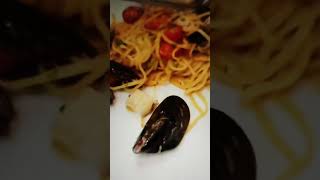 pasta ai frutti di mare e crostacei Italy recips [upl. by Eilsehc]