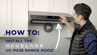 How to Install the Hauslane UCPS38 Under Cabinet Range Hood StepbyStep Guide [upl. by Caleb]