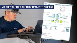 Mr Duct Cleaner Clean Seal 10Step Process mrductcleaner cleanseal ductcleaning [upl. by Gavini]