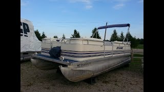 1999 20 Sylvan Pontoon with 70hp Susuki 4stroke [upl. by Machute]