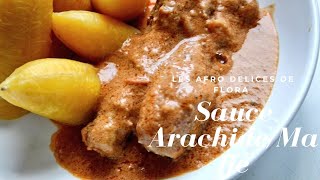 sauce darachide cameroun  maffé [upl. by Tnecnivleahcim]