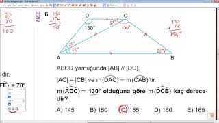 10 Sınıf Matematik MEB Kazanım Kavrama Özel Dörtgenler Test16 [upl. by Allcot323]