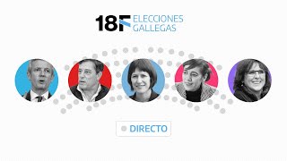 🔵 ELECCIONES GALICIA  Debate electoral en TVG [upl. by Cupo579]