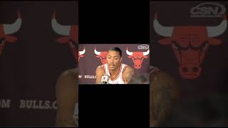 Derrick Rose rookie interview🥀🥲 music nba derrickrose interview entertainment fyp [upl. by Reames808]