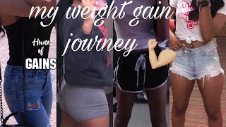 MY WEIGHT GAIN JOURNEY 97LBS to 117LBS  Madison [upl. by Nonnah]