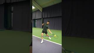 Tennis footwork for beginners 🎾 tennis tennistips tennisshorts [upl. by Nealy65]