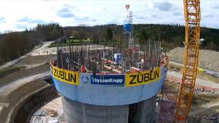 SÜLZLE Stahlpartner  Grossprojekt ThyssenKrupp Testturm Rottweil [upl. by Erdah]