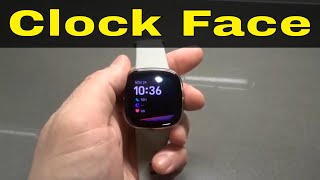 How To Change Clock Face On Fitbit SenseEasy Tutorial [upl. by Elletnuahs]