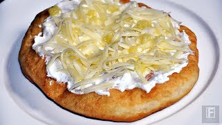 Hungarian Langos Recipe [upl. by Jehiel]