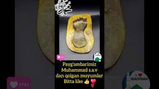 Paygambarimiz Muhammad sav ♥️ uzkino shortvideos shoes viralvideos rek [upl. by Leahcimnaes]