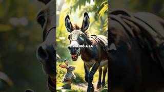 El burro de la joroba 🫏 cuentosdivertidos humor animales parati foryou fyp viralshorts [upl. by Nylrebma]