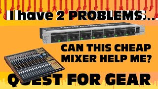 Behringer MX882 V2 Rackmount MixerSplitter Unboxing [upl. by Riccio]