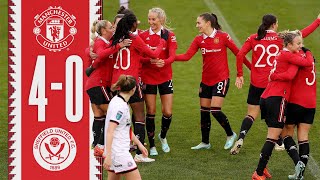 Ending The Year With A Win 🤌  Man Utd 40 Sheffield United  Conti Cup [upl. by Orelle]