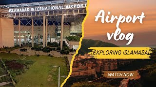 travel to 🧐 islamabad airport vlog [upl. by Lamok]