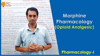 Morphine Pharmacology  Narcotic Opioid Analgesics [upl. by Lanna]