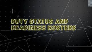 IPPSA Release 3 Functionality Demonstration Duty Status and Readiness Rosters [upl. by Elyr]