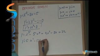 Solucionar derivadas simples 1º Bachillerato tecnológico [upl. by Eadwina]