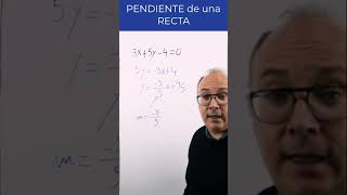 💥 PENDIENTE de una RECTA ⚡🤣 ORDENADA en el ORIGEN ⚡ ecuación general ❌ matematicas [upl. by Akehs]