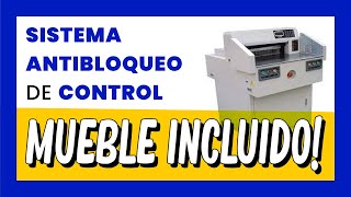 ✅ Guillotinas de papel automáticas ELÉCTRICAS programables Boway 480 Z3520 V670 V [upl. by Atnauqal190]