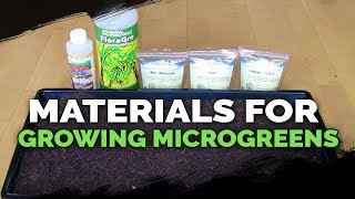 Microgreens Growing Materials and Beginners Guide [upl. by Mal]