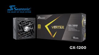 Seasonic Vertex GX1200 Unboxing [upl. by Namzzaj]