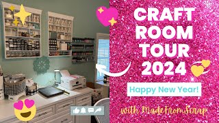 Craft Room Tour 2024  MadeFromScrap [upl. by Truitt]