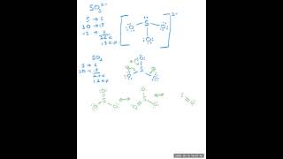 Lewis Structure of Sulfite Ion SO3 2 [upl. by Naimed]