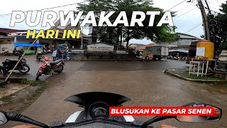 Pasar Senen Purwakarta  Exploring Purwakartas traditional market on two wheels [upl. by Pelpel]