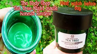 The body shop Tea tree anti imperfection night mask Honest Review watch video before buy [upl. by Libby412]