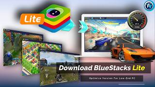 How To Download New BlueStacks Lite Optimize Version For Lowend PCLaptops [upl. by Enirol]