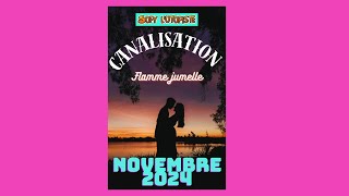 Canalisation flamme jumelle novembre 2024 [upl. by Yrreiht]