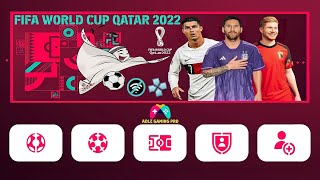 eFootball 2023 PPSSPP Chelito 19  PES 2023 PSP C19 FIFA World Cup Qatar Special Update Graphics 4k [upl. by Eirellam]